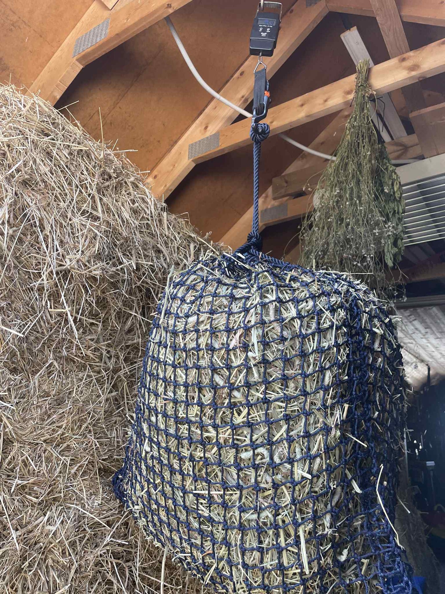 Finmasket høynett til ponnier og små hester. Str S